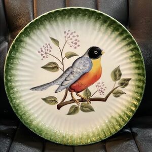 Pacific Rim China Hand Painted Bird Plate